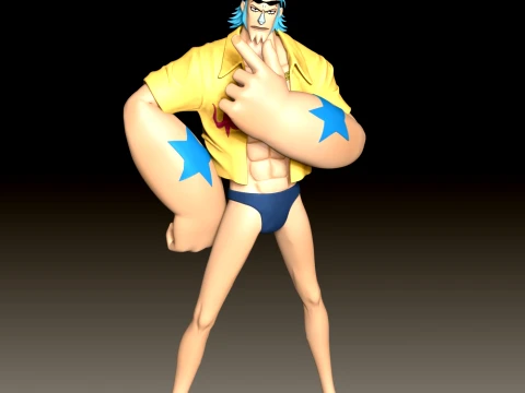 フランキー・スリラーバーク 3Dプリントモデル