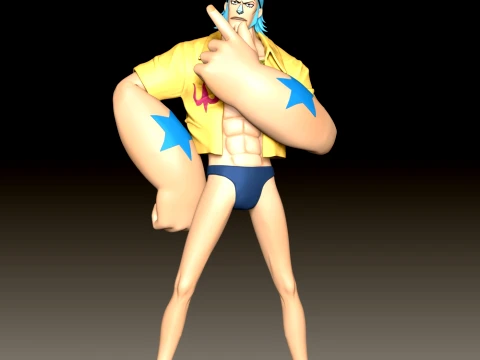 フランキー・スリラーバーク 3Dプリントモデル