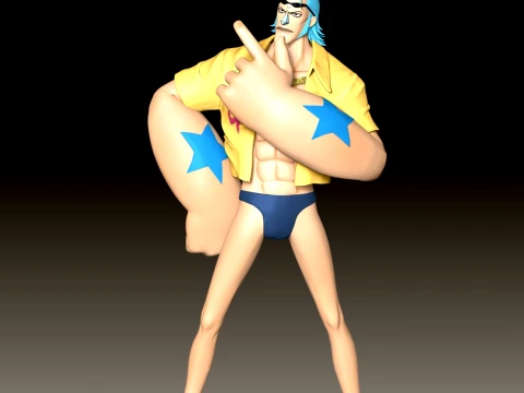 フランキー・スリラーバーク 3Dプリントモデル