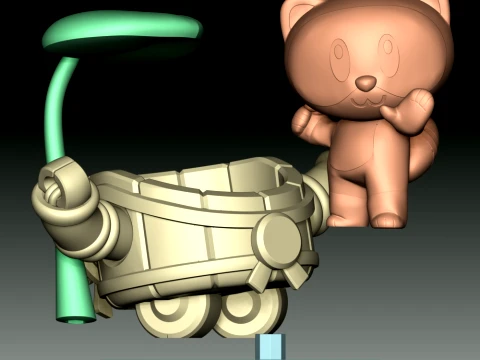 Tanuki Sprout 3D Print Model