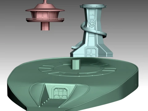 Paw Patrol Control Tower 3D Print Model