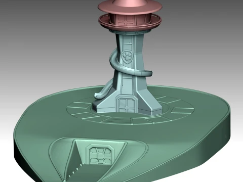 Paw Patrol Control Tower 3D Print Model