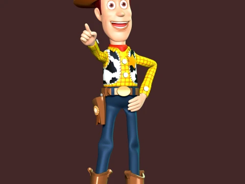 Woody - Fankunst 3D printmodel