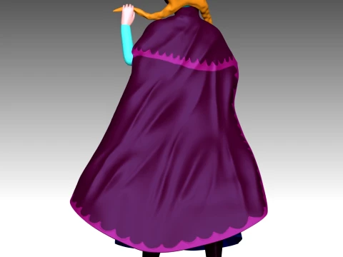 Queen Anna 3D Print Model