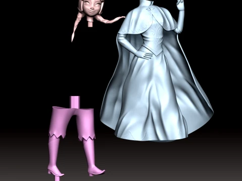 Queen Anna 3D Print Model