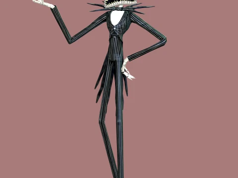 Jack Skellington Modello di stampa 3D