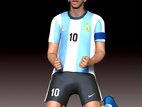 Messi D&uuml;nya Kupası 2026 3D Baskı Modeli
