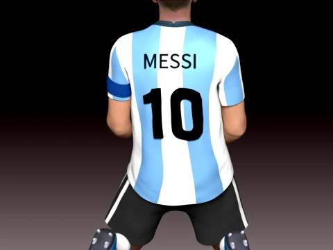 Messi D&uuml;nya Kupası 2026 3D Baskı Modeli
