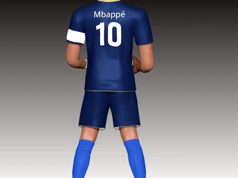 Kylian Mbapp 2026 3D Print Model