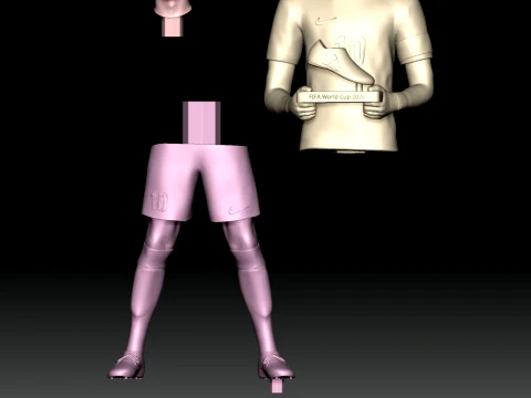 Kylian Mbapp 2026 3D Print Model