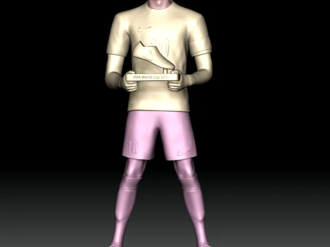 Kylian Mbapp 2026 3D Print Model