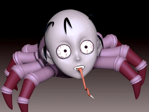 Spider Demon Demon Slayer 3D Print Model