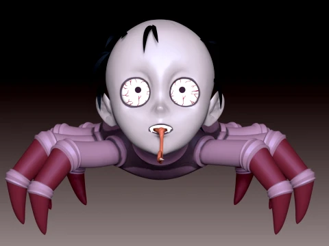 Spider Demon Demon Slayer 3D Print Model