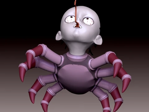 Spider Demon Demon Slayer 3D Print Model
