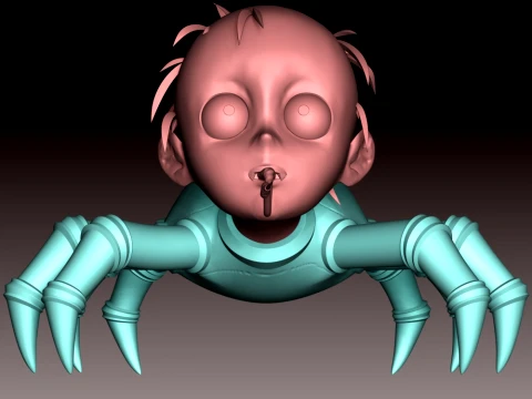 Spider Demon Demon Slayer 3D Print Model