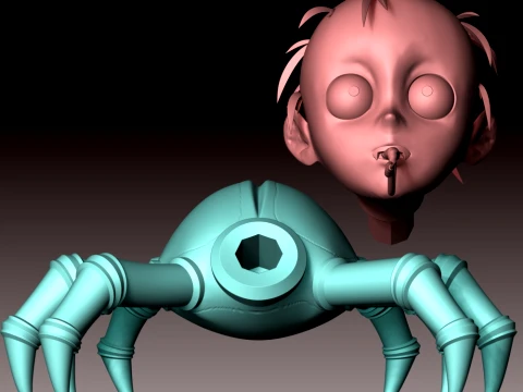 Spider Demon Demon Slayer 3D Print Model