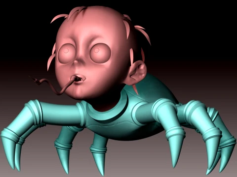 Spider Demon Demon Slayer 3D Print Model