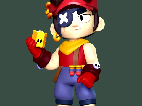 First Mate Fang - Brawl Stars 3D Print Model