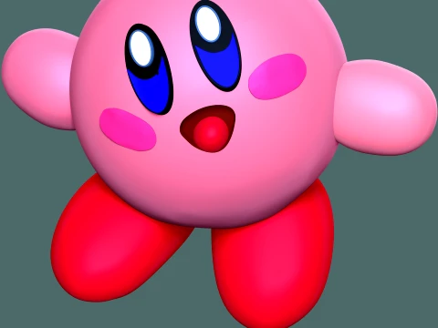 Kirby Fan Art Modelo de impresión 3D