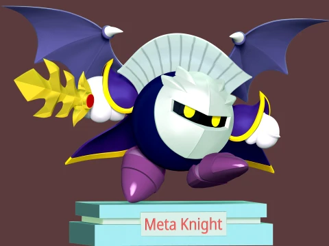 Meta Knight 3D printmodel