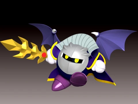 Meta Knight 3D Print Model