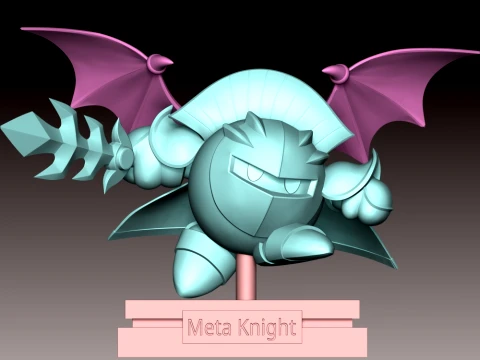 Meta Knight 3D Print Model