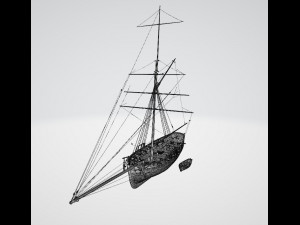 Siobhan Boat 3D Model