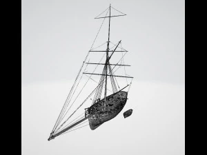 Siobhan Boat 3D Model