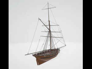 Siobhan Boat 3D Model