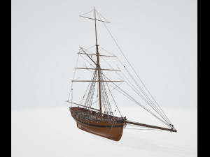 Siobhan Boat 3D Model