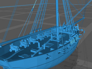 Siobhan Boat 3D Model
