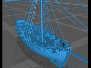 Siobhan Boat 3D Model