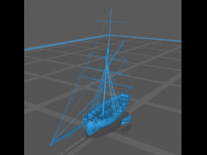 Siobhan Boat 3D Model