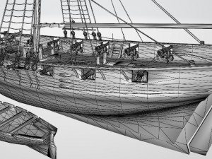Siobhan Boat 3D Model