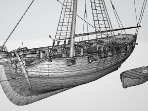 Siobhan Boat 3D Model