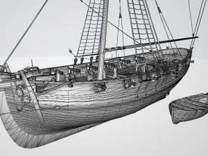 Siobhan Boat 3D Model