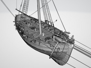 Siobhan Boat 3D Model
