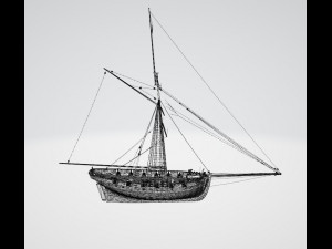 Siobhan Boat 3D Model