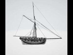 Siobhan Boat 3D Model