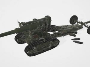 B-4 Howitzer 3D Model