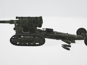 B-4 Howitzer 3D Model