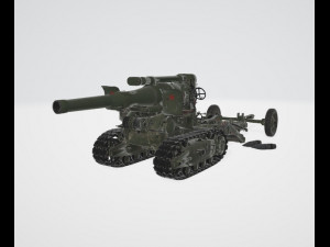 B-4 Howitzer 3D 模型
