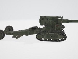 B-4 Howitzer 3D 模型