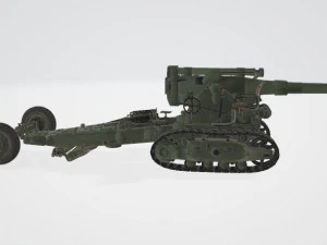 B-4 Howitzer 3D Model