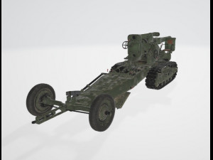 B-4 Howitzer 3D 模型