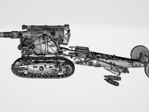 B-4 Howitzer 3D 模型