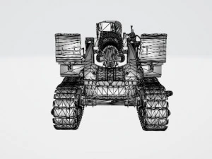 B-4 Howitzer 3D Model