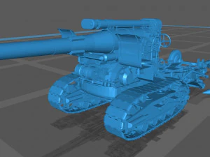 B-4 Howitzer 3D Model
