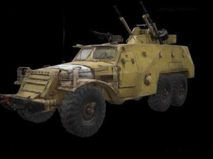BTR-152 TCM-20 3D Model
