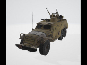 BTR-152 TCM-20 3D Model